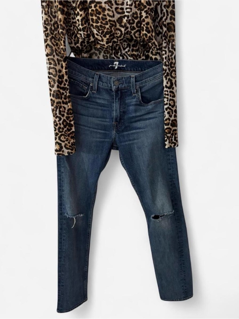 7 For All Mankind❤️‍🔥❤️‍🔥womens  Slim Jean, 29,Blue